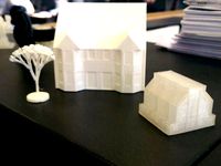 Semi Detached House at 1:200 scale by MattReed