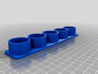 5-bottle Essential Oil Holder by backinthelab