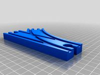Parametric track compatible with standard wooden train track by ex-nerd