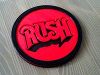 Rush Drink Coaster by 3DPropWorx