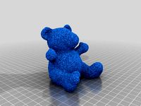 Fuzzy Bear Flat Base by Ghosthawk