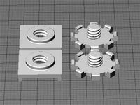 Replicator 2 Build Plate Stabilzers by muzz64