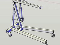 Engine Lifter (for diorama garage) by Cagatay