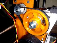 GT2 belt pulleys for Wade Extruder by loco