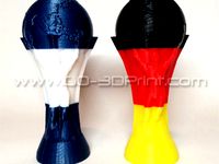 Brazil 2014 FIFA World Cup Trophy Germany vs Argentina by go3dprint