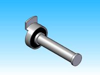 Ultimaker 2 Filament Holder (With bearing) by dirkdirk