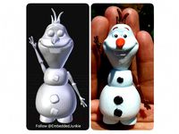 Olaf from Disney's Frozen by embeddedjunkie
