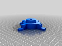 Spool holder for Mendel prusa i2 printer by xnovakv
