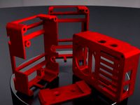 [RaspRail] - Wallmounted / Portable Raspberry Pi Rail Case (Model B both rev 1 and rev 2) by MaximSachs