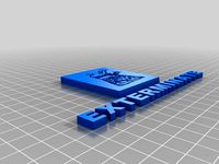 Childish Dalek drawing saying EXTERMINATE by EdisonM