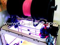 Filament Spool Holder for Makerbot, Flashforge and most all other wood frame 3d printers by go3dprint