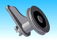 Ultimaker 2 Filament Guide (With bearing) by dirkdirk