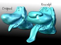 Disney UP Dog Resculpt by Geoffro