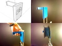 Printrbot Simple Metal Spool Holder / Handle by in_the_garage