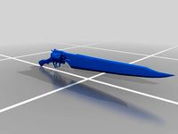 Squall gunblade Final Fantasy 8 by odino