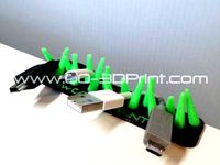 Spring Grass Cord Cable Holder Organizer? by go3dprint
