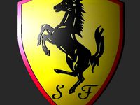 Ferrari Dual and Triple Extrusion Logo by Geoffro