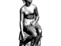 3D Scan of Nymph Untying Her Sandal by oliverlaric