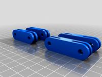 GoPro Hero2 Frame with hex insert and dual 2 prong connectors by earthtown