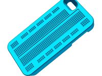 iPhone5s - Solderless Breadboard case by BreadBoardManiac