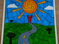 Red Robot Road - puzzle by Lexvangent