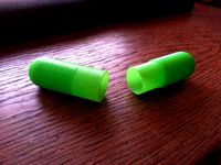 Cylindrical container (parametric, rounded ends, two parts) by shellixyz