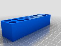 8 by 2 1.5 ml Eppendorf Tube Rack by bwawrik