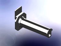 Octave spool holder for Replicator 2X by cadshark