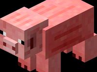 Minecraft pig by 3ducation