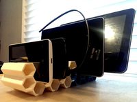 Mobile Device Modular Honeycomb Stand by HooliganLabs