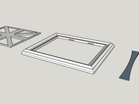 Hanging Photoframe 9x11cm (verticalXhorizontal) by 3DPVDB