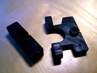 Wades Extruder and Hotend holder for Bowden conversion (Prusa i2) by sfrebel