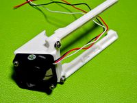 Work Cooling Fan Duct part for PRN3D by Mazu_Bunkai