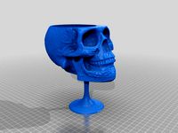 Skull Wine Glass by jamiecharry