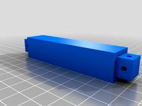 Simple OpenSCAD Structure that fits together with or without screws by Razor2000