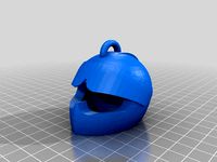 Racing Helmet Keychain (V3) by schnixx