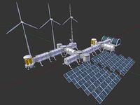 Modular Mars Base by oosime