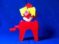 Geared Gear Cube - a more rugged version of Geared Cube, Hand Crank Edition. by mgg942