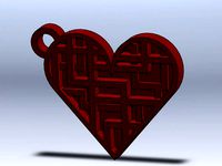 Heart Keychain by o0aaron0o