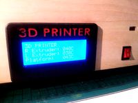 Flashforge/CTC LCD cover. Dual extrusion by villamany
