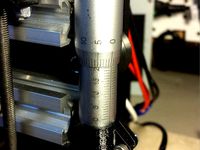Micrometer Adjustable Z End Stop for MakerFarm Prusa i3v by clough42