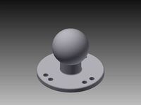 GPS Mounting Ball by techmonger