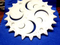 cresent moon small tooth 4 inch gear by Sixdollaftlong