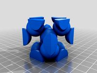 Diamond lattice (a.k.a. crystal structure of ice Ic) by Vitroid