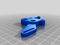 Prusa I3 Rework Y-Motor mount with Solidworks 2014 source. by DarkAlchemist