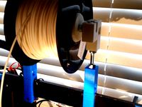 Prusa i3 spool holder remix with bearings by ajm1