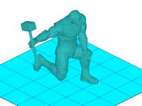 Thor catching hammer by scottyboy1129