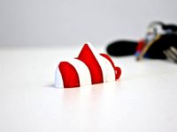 Swedish Candy Car Keyring - CandyCane Edition! by Noodles