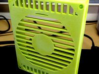 Futher Modifed Lulzbot AO-101 Enclosure lid with room for a 120mm fan by TheyCallMeJohn