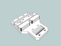 Sketchup i3 X-carriage for GT2 belt and more Z by markycee